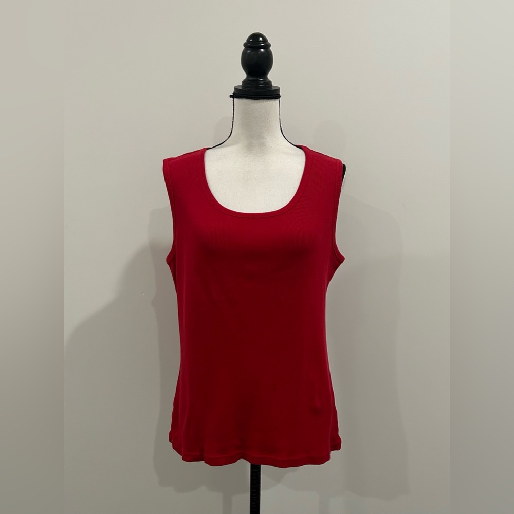 Croft & Barrow Ribbed Tank Top